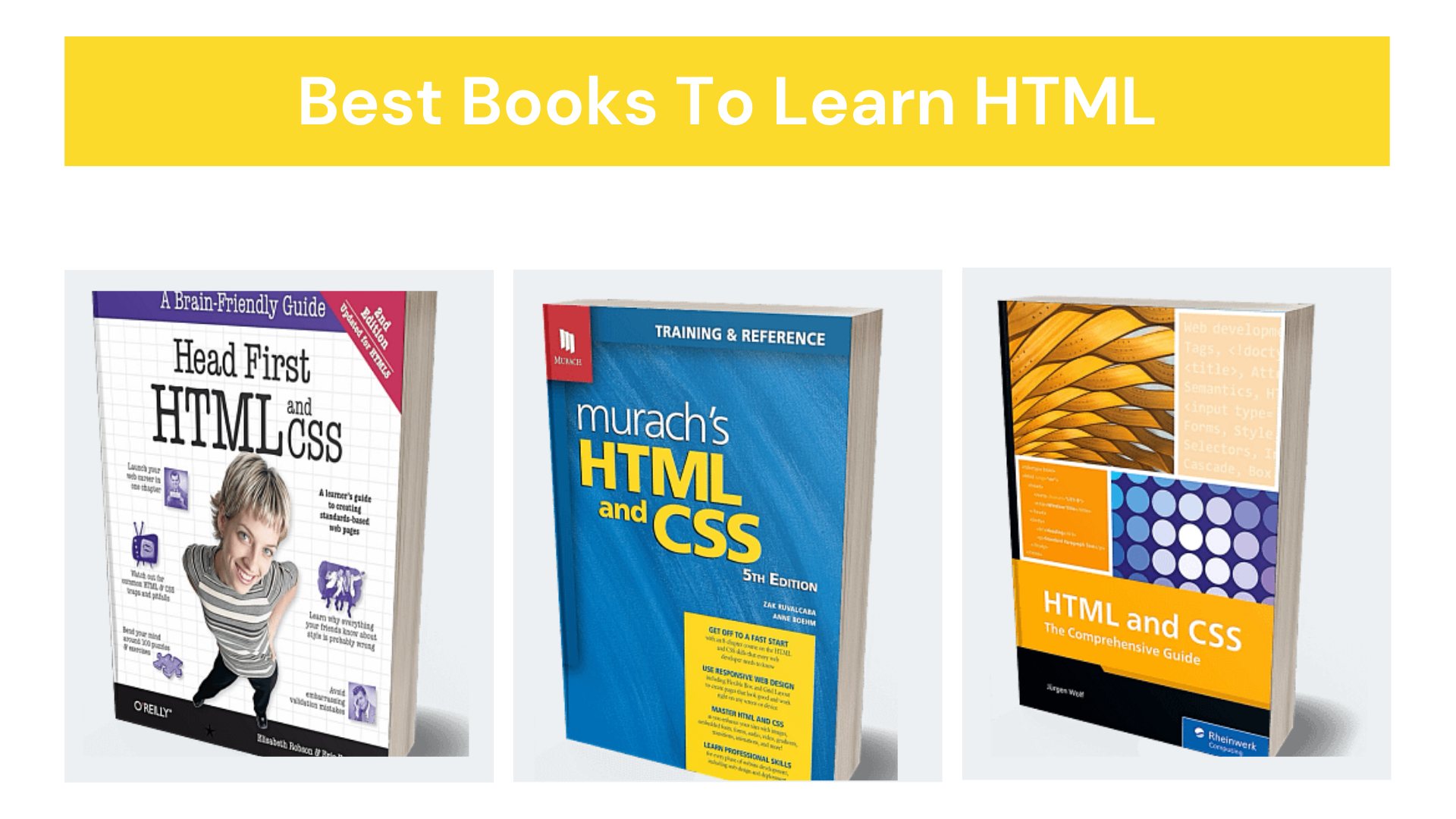 5 Best Books To Learn HTML (Expert Review)